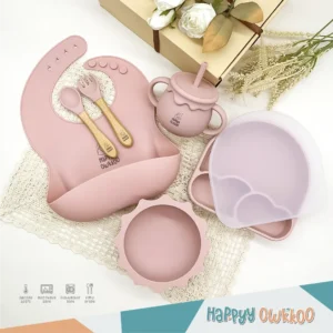 Silicone - Baby Feeding Set | Toddler-Pink
