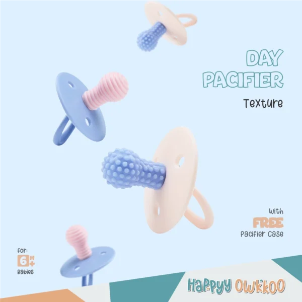 Day Pacifier - Texture (With Free Pacifier Case)