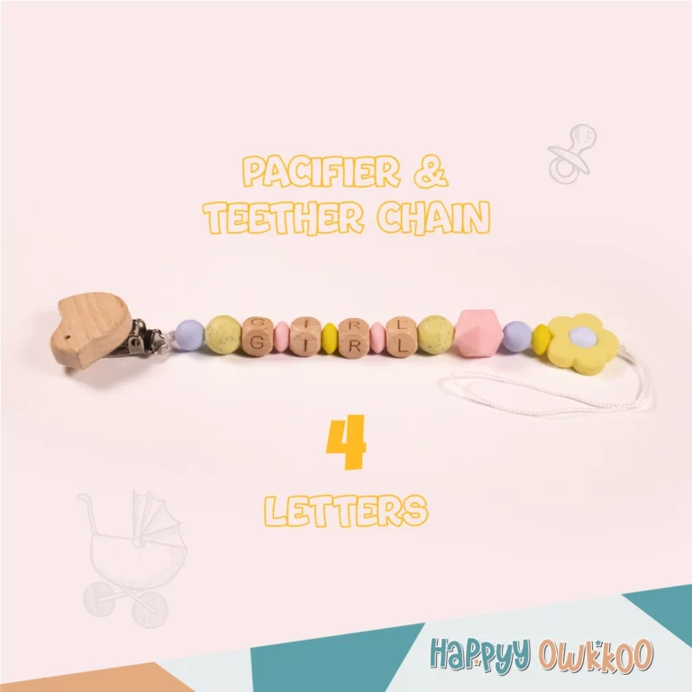 Baby Items, Silicone Products, Baby Chain, Pacifier, Teether, Chain, Pacifier Chain, Teether Chain, Wooden, Wooden Chain,