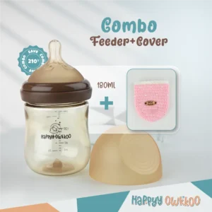 Baby Milk Feeder with Cover | Combo | Pink - Image 2