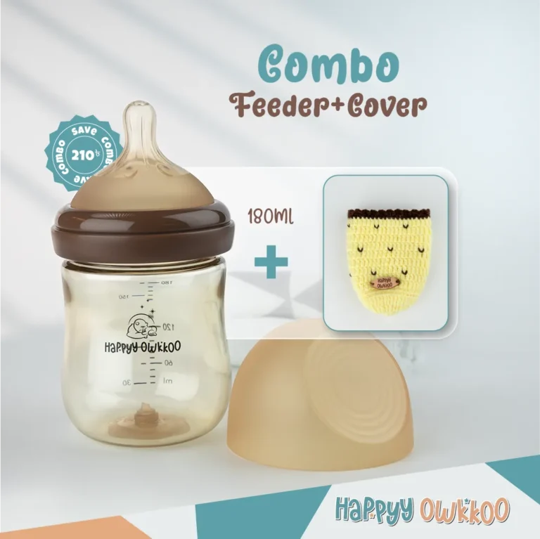 Baby Milk Feeder with Cover | Combo | Yellow - Image 2
