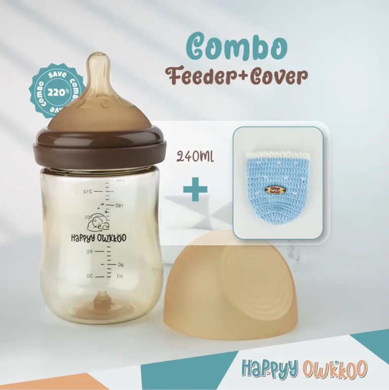 Baby Milk Feeder with Cover | Combo | Blue - Image 3
