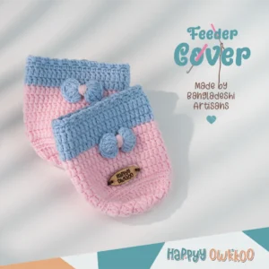 Handmade Feeder Cover - Crochet | Bow