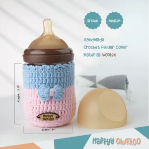 Handmade Feeder Cover - Crochet | Bow - Image 3