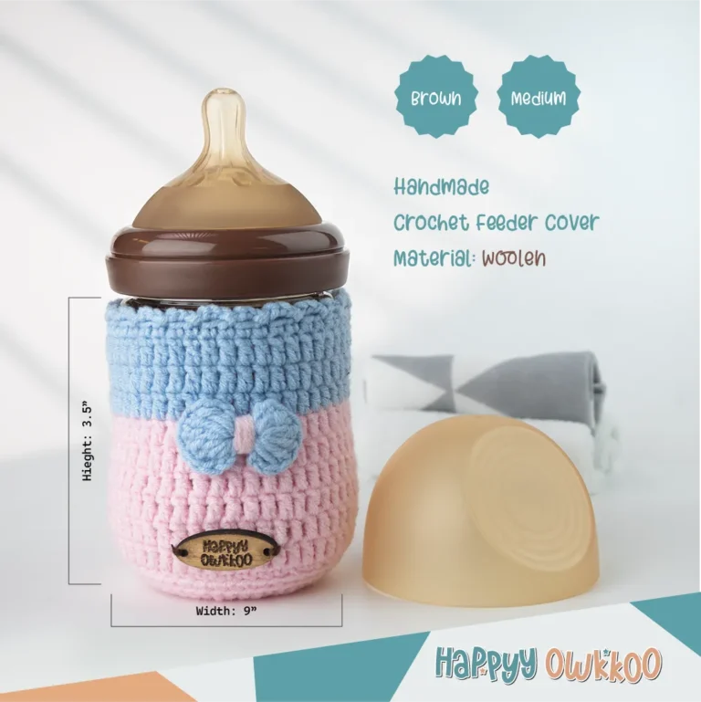 Handmade Feeder Cover - Crochet | Bow - Image 3