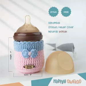 Handmade Feeder Cover - Crochet | Bow - Image 2