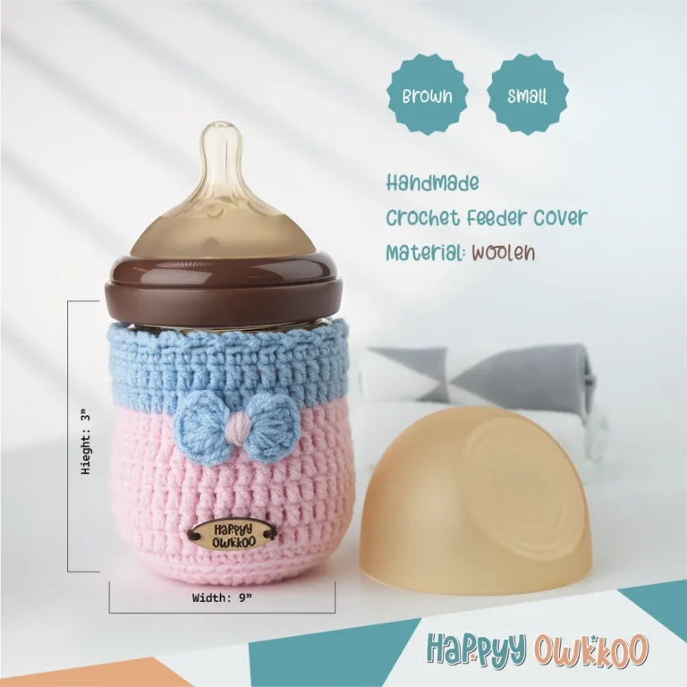 Handmade Feeder Cover - Crochet | Bow - Image 2