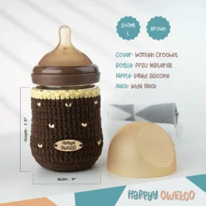 Baby Milk Feeder with Cover | Combo | Brown - Image 11