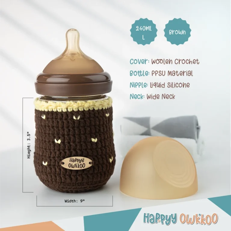 Baby Milk Feeder with Cover | Combo | Brown - Image 11