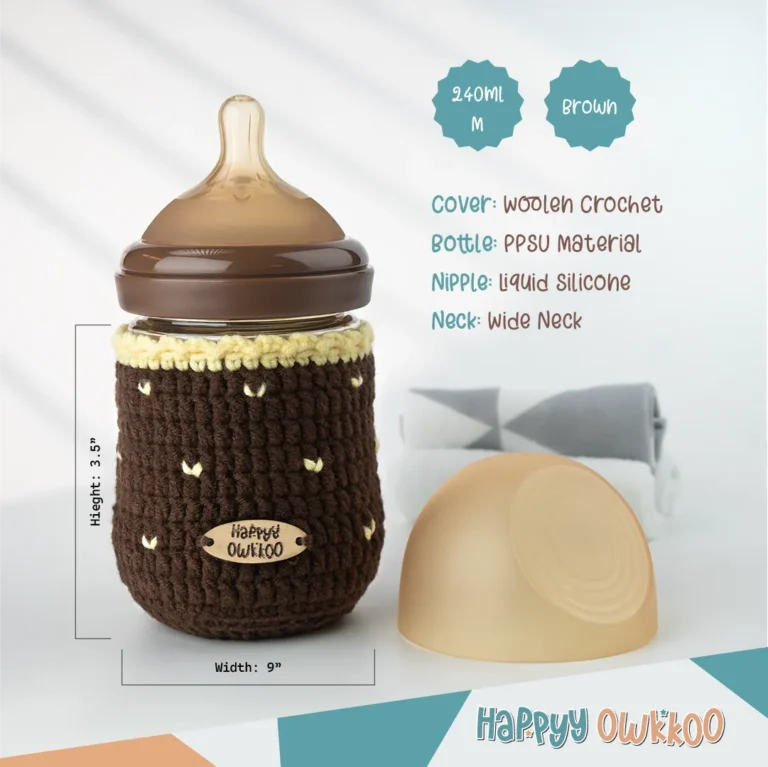 Baby Milk Feeder with Cover | Combo | Brown - Image 10