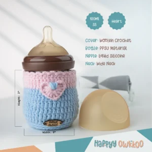 Baby Milk Feeder with Cover | Combo | Heart - Image 4