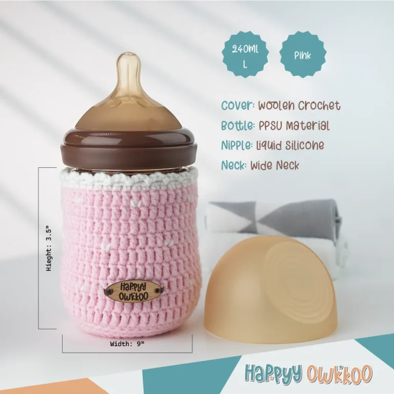 Baby Milk Feeder with Cover | Combo | Pink - Image 11