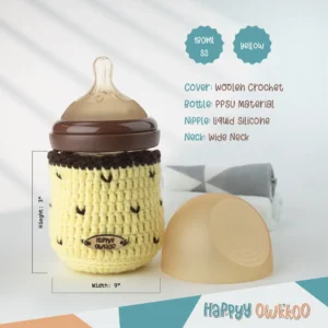 Baby Milk Feeder with Cover | Combo | Yellow - Image 4