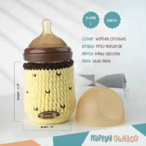 Baby Milk Feeder with Cover | Combo | Yellow - Image 11