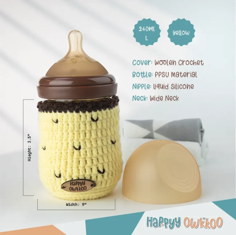 Baby Milk Feeder with Cover | Combo | Yellow - Image 11