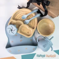 Baby Feeding Set - Toddler Crown | Blue